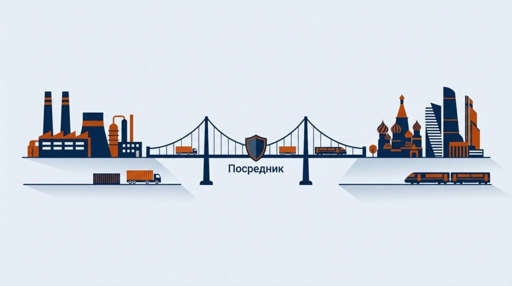 Посредник в Китае